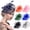 Black_A, variant on YVNAURA Lady Hats for Women Tea Party, Handmade Flower Cocktail Fascinator Hat with Mesh, Wedding Derby Headpiece Mesh Hair Clip Headband for Ladies, Pink, One Size