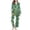 Green-29, variant on Riecok Pajama Sets for Women Long Sleeve Pumpkin Printed Button up Shirt and Wide Leg Pant Holiday Loungewear Outfits