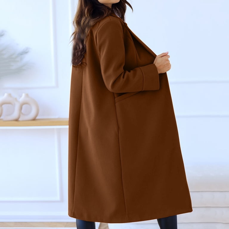 navy blue dress for baby girl Women's Long Dress Coats main image 0