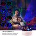 thumbnail image 2 of Star Projector Lamp, Led 360 Degree Rotating Projection Lamp With Starry Sky And Ocean Light Projection Changing Colors Warm Night Light For Kids Pink, 2 of 7