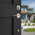 thumbnail image 2 of Kwikset 966SELRH-514.UNIV Sedona Right Handed Lever Single Cylinder Interior Pack - Black, 2 of 7