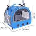 thumbnail image 4 of Bird Travel Carrier Bag Bird Travel Cage Portable Breathable Shoulder Bag Foldable Bird Bag For Small Parrots Hamsters, Usupdd 2025 Bird Travel Carrier Bag Bird, 4 of 4