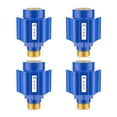 thumbnail image 1 of 4 Piezas [Dientes de Cobre Engrosados] Calentador de Agua Eléctrico de Pared Anti-Eléctrico Accesorios de Calentador de Agua Doméstico Azul, 1 of 5