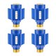 thumbnail image 1 of 4 Piezas [Dientes de Cobre Engrosados] Calentador de Agua Eléctrico de Pared Anti-Eléctrico Accesorios de Calentador de Agua Doméstico Azul, 1 of 5