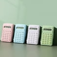 thumbnail image 4 of Dujiujun Mini Calculator Cover 8 Digits Big Buttons Large LCD Display Battery Operated Portable Student Finance Desktop Calculator Office Supplies, 4 of 8
