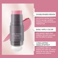 thumbnail image 2 of LEBONYARD 4g Double Head Powder Blush Stick Low Saturation Natural Three Dimensional Brightening Facial Makeup, 2 of 5