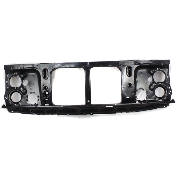 Radiator Support Compatible with CHEVROLET SUBURBAN 1981-1988 Assembly Black Steel with Single Headlamps