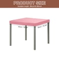 thumbnail image 2 of 2Pack Picnic Table Cloth, 34"x34" Square Elastic Fitted Tablecloths, Pink, 2 of 6