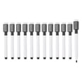 thumbnail image 1 of Magnetic Whiteboard Pen, 0.5-1mm Fine Tip Dry Erase Black Markers, 12 Pcs, 1 of 6