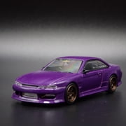 Open Box VERTEX NISSAN SILVIA S14 JDM 164 SCALE COLLECTIBLE DIORAMA DIECAST MODEL CAR