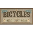 thumbnail image 2 of Vess, June Erica 14x9 White Modern Wood Framed Museum Art Print Titled - Bike Shop IV, 2 of 4