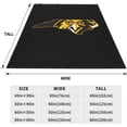 thumbnail image 5 of Pfeiffer University Logo Fleece Blanket, Very Soft Microfiber Flannel Blanket for Couch Warm and Cozy for All Seasons, 5 of 6