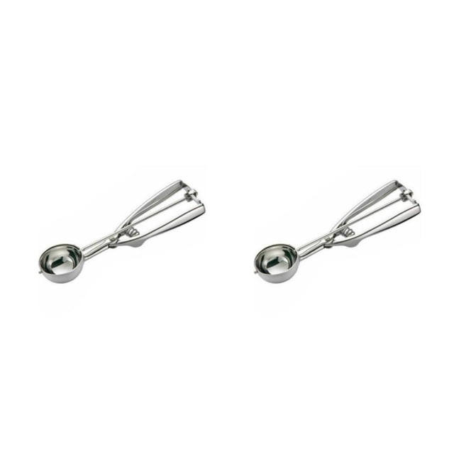 relayinert 1/2/3/5 Ice Cream Scoops Spring Handle Fruits Ball Maker Stainless Steel Baller Kitchen Tools Cookie Digging Accessories 4cm 2PCS