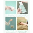 thumbnail image 5 of Sappho from Lesbos Botanical Feminine Wipes for Intimate Care, Individually Wrapped Wet Wipes, 100% Cotton, Extra Large 20x19cm, Botanical Plant Extracts and Yeast/Zinc Ferment, 18 count, 5 of 6