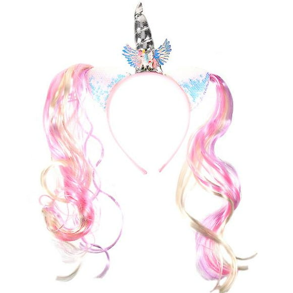 Unicorn Horn Headband Hair Extensions Unicorn Headband Unicorn Party Supply