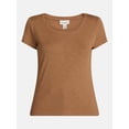 thumbnail image 6 of Scenario Women's Scoop Neck Tee with Cap Sleeves, Sizes XS-XXXL, 6 of 6