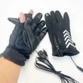 thumbnail image 2 of USB Rechargeable Heated Gloves Thermal Insulated Winter Sports Handwear for Skiing Cycling Motorcycling and Outdoor Adventures, 2 of 6