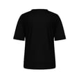 thumbnail image 5 of Womens Summer Tops Trendy 2 in 1 Blouses Short Sleeve Shirts Casual T Shirts Beach Vacation Clothes (XL, Black), 5 of 5