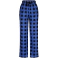 thumbnail image 2 of Mens Pajama Pants Christmas Plaid Pj Pants With Pockets Wide Leg Sleep Pants g2024127338 26s, 2 of 4