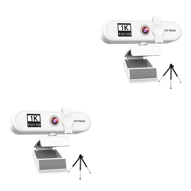 Injueey Cámara web para computadora con enfoque automático, HD, USB, en línea, ajustable, para PC, con micrófono, repuesto con cable, videocámara Type1 NO1