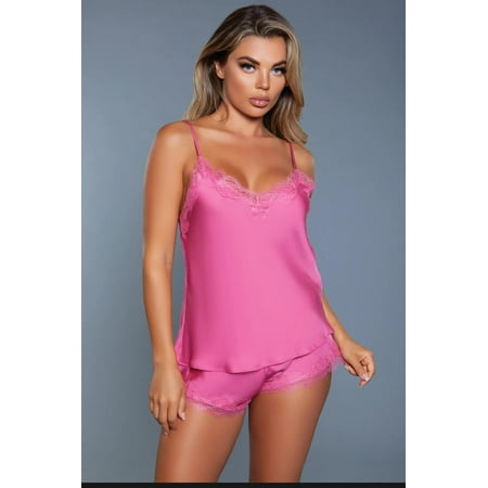 

2079 Bambi Cami Set Rose