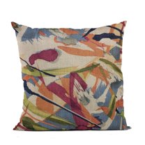 Plutus 24" x 24" Graphic Print Luxury Throw Pillow in Multi-Color