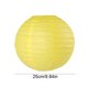 thumbnail image 3 of Farolillos De Papel Farolillos de papel decorativos colgantes, bola de 25x25x25 cm, decoración colorida para fiestas, bodas y hogar, color amarillo, 1 unidad Rkxzt, 3 of 9