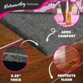 Nevlers 9x12 Rug Pad for Carpet 1/4" Non Slip Rug Pads for Hardwood