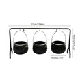 thumbnail image 3 of Plastic Candy Buc Ket, Halloween Candy Jars 3 Piece Set Black Candy Bucket Set, 3 of 6