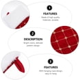 thumbnail image 4 of OULII 1 Pce Bas à Paillettes Rouge Polyester Emballage pour Nouvel An, 4 of 8
