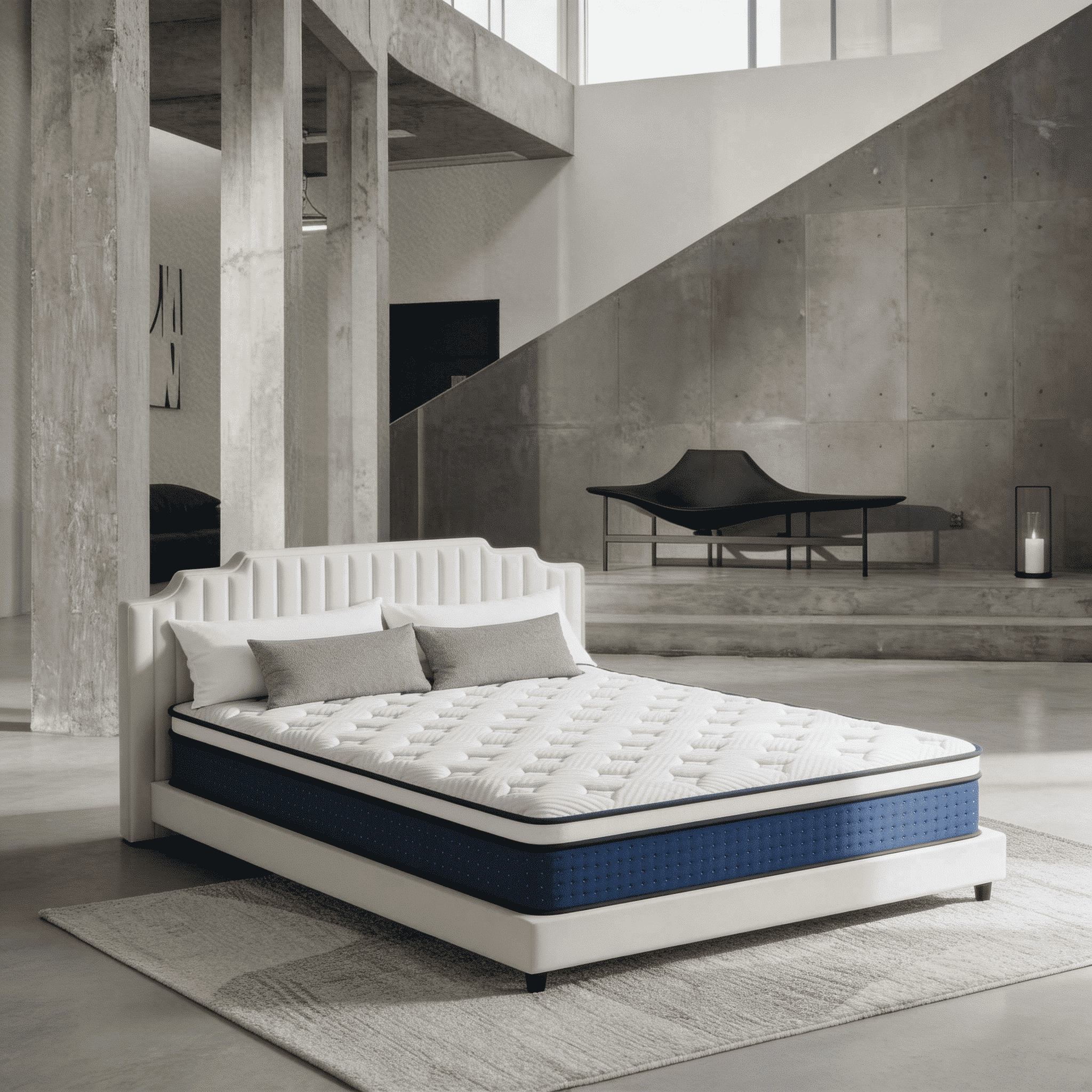 NightyNight 14" Queen Size Firm Hybrid Mattress in a Box with Cooling Gel for Back Support & Pressure Relief