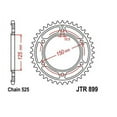 thumbnail image 2 of JT Steel Rear Sprocket 42T for Street KTM 1190 Adventure/R 2013-2016, 2 of 4