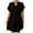Black, variant on Aofany Womens T Shirt Dresses Summer Short Sleeve Loose Tunic Dress Casual Swing Dress Fashion Sundress Solid Color
