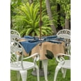 thumbnail image 3 of Outdoor Tablecloths with Umbrella Hole & Zipper, Blueberry Spring Leaves Round Tablecloths 60 Inch, Brown Botanical Branches Waterproof Table Cloth, Patio/Pool/Picnic Table Covers, 3 of 8