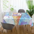 thumbnail image 3 of Yayeee Tablecloths 60" x 120" Rectangle Wrinkle Resistant Party Table Cover, Watercolor Ice Cream Pattern, 3 of 8
