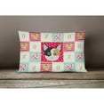 thumbnail image 3 of Carolines Treasures CK5134PW1216 Munchkin Cat Love Canvas Fabric Decorative Pillow Red 12HX16W multicolor, 3 of 3