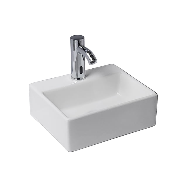 Esatto Econokit Luft Z paquete lavabo empotrable a muro llave de sensor y desagües Esatto PAQUETE COMPLETO DE LAVABO PARA BAÑO