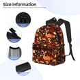 thumbnail image 3 of Pofeuu Warm Forest Plants and Deer Print Laptop Backpack Travel Canvas Backpack for School Lightweight and Comfortable Backpack College Backpack Schoolbag, 3 of 6