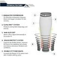 thumbnail image 3 of NEWZILL Compression Calf Sleeves (20-30mmHg) for Men & Women - Ideal Alternative to Compression Socks for Running, Travel, Nursing - Perfect Calf Support for Pain Relief & Recovery, 3 of 5