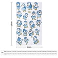thumbnail image 2 of Piplup Blanket Super Soft Cozy Warm Plush Throw Blanket for Boys Girls Kids, Lightweight Fuzzy Flannel Blankets for Couch Sofa Bed Travel Camping Gifts 30"x50", 2 of 8