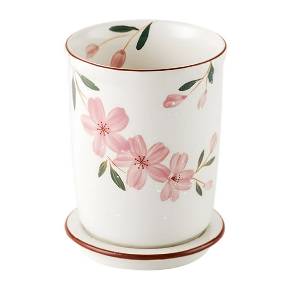 Dowbom Utensil Holder for Kitchen Counter Cooking Utensil Crocks, Kitchen Tool Organizer Ceramic