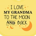 thumbnail image 4 of Inktastic I Love My Grandma to the Moon and Back Boys or Girls Baby Bib, 4 of 4