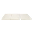 thumbnail image 2 of / Chaise Lounge Cushion (three Folds). Water-, Foam Lined For A Relaxing Time. 27.53"w X 76.98"d 4.02"h, Cream - Three Folds Design. Waterproof Fabric, Filled Comfort., 2 of 6