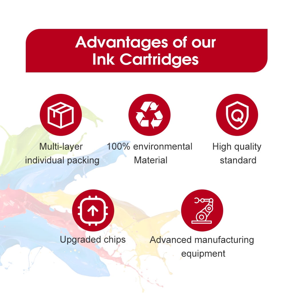 275 276 XL Ink Cartridge for Canon 275 276 Ink 275XL Ink Cartridge Combo Pack Compatible for Canon PIXMA TS3520 TS3522 Printer (Black, Tri-Color)