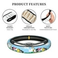 thumbnail image 5 of Sigee Sanrio Bn for Steering Wheel Cover Elastic Steering Wheel Cover Universal Fit Steering Wheel Cover, 5 of 7