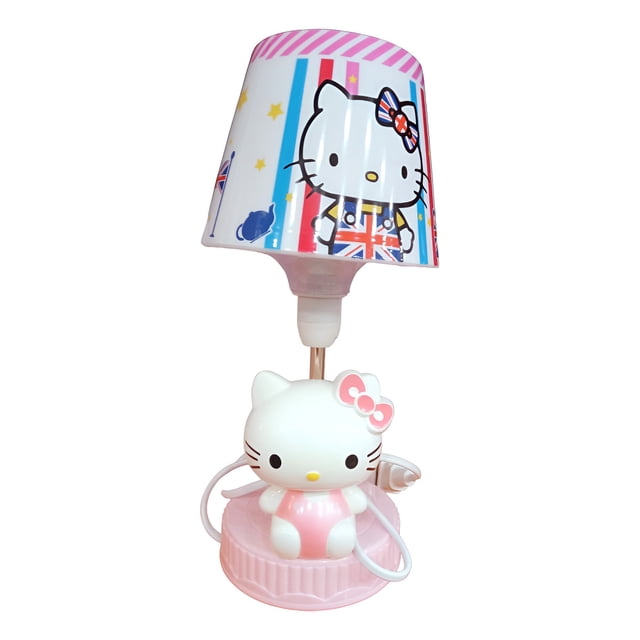 Lampara de Mesa Importacion Hello Kitty Rosa