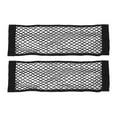 thumbnail image 1 of 2pcs red de almacenamiento de maletas de automóviles red de almacenamiento de doble capa negra bolsa de red de almacenamiento de teléfonos móviles billetera pequeña cosa 80 x 24 cm, 1 of 10