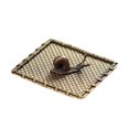 thumbnail image 1 of Blueskypet - Plato decorativo pequeño para decoración del hogar, escritorio, casa de té y oficina Cuadrado Amarillo, 1 of 9