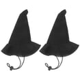 thumbnail image 1 of 2 sombreros de bruja en miniatura para mascotas, muñecas y bebés. Accesorios para manualidades, decoración de fiestas de Halloween y exhibiciones de temporada., 1 of 8