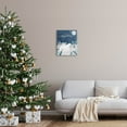 thumbnail image 2 of Happy Holidays Winter Snow Bears Holiday Graphic Art Gallery Wrapped Canvas Print Wall Art, 2 of 7